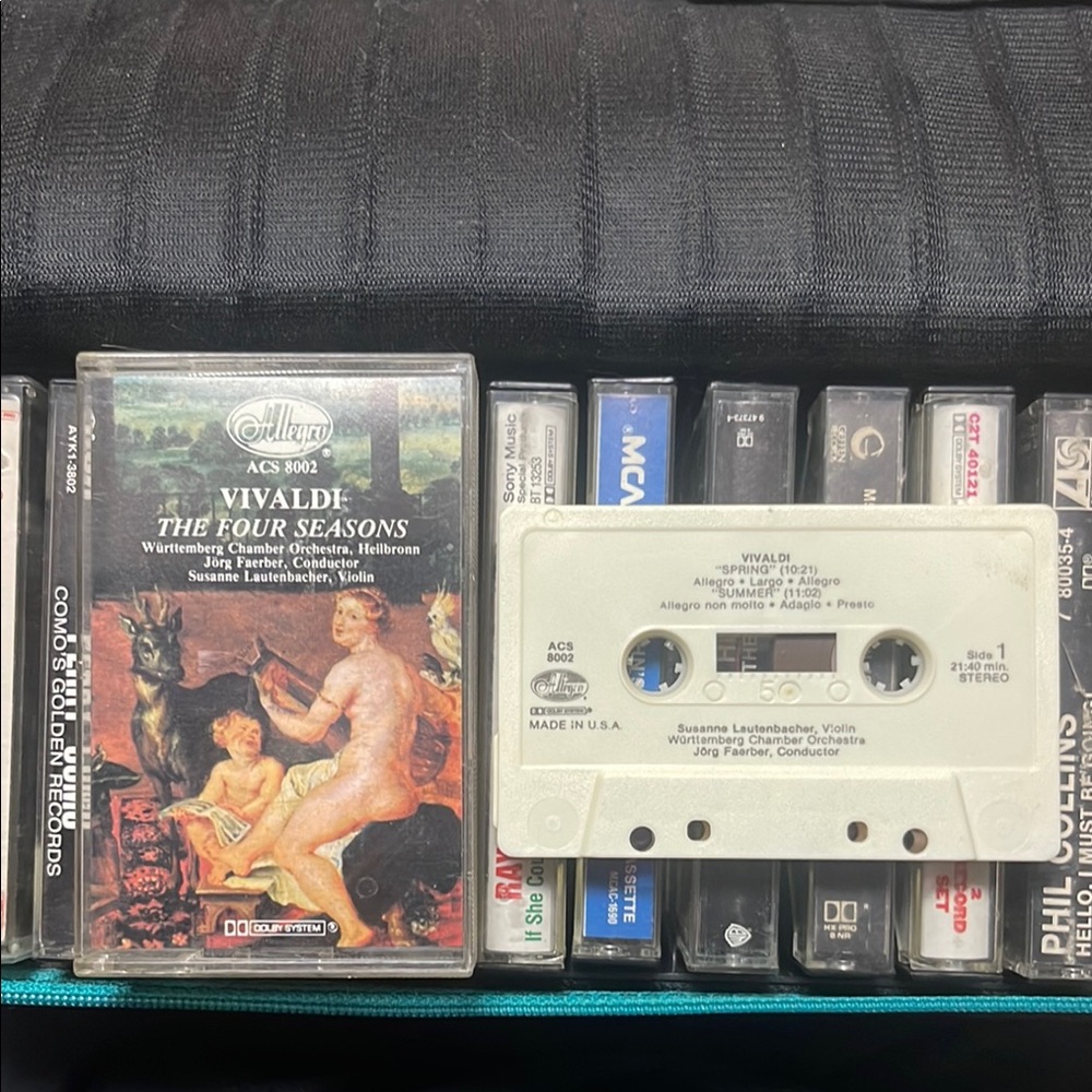 1980 Vivaldi The Four Seasons Vintage Cassette Tape